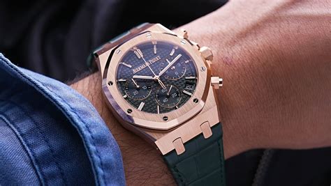 audemars piguet green chronograph|audemars piguet selfwinding chronograph price.